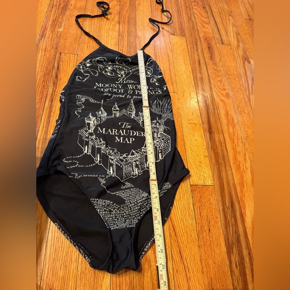 Harry Potter Marauder’s Map One-Piece Swimsuit - Picture 6 of 7